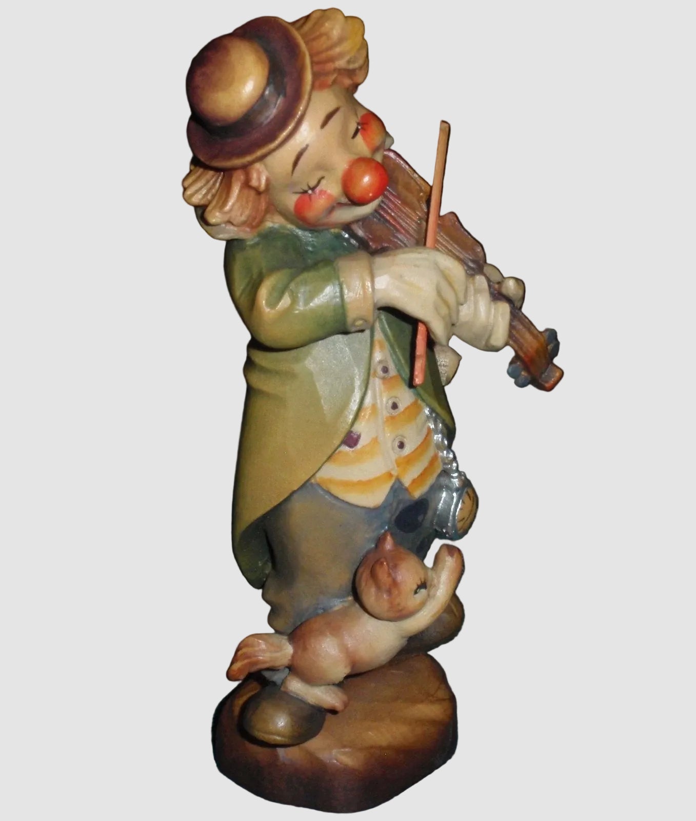 "Circus Serenade" ANRI Woodcarving Figurine #55560 - Signed Ulrich Bernardi (6")
