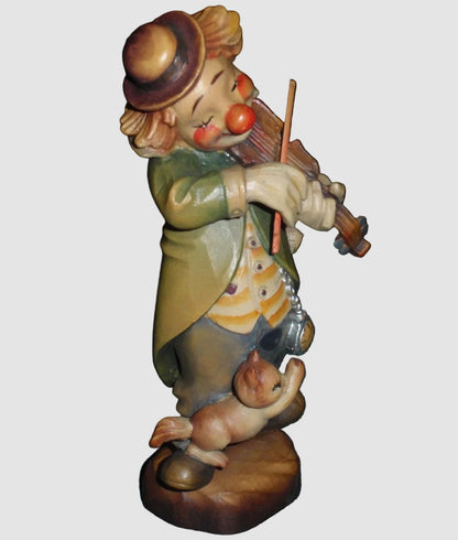 "Circus Serenade" ANRI Woodcarving Figurine #55560 - Signed Ulrich Bernardi (6")