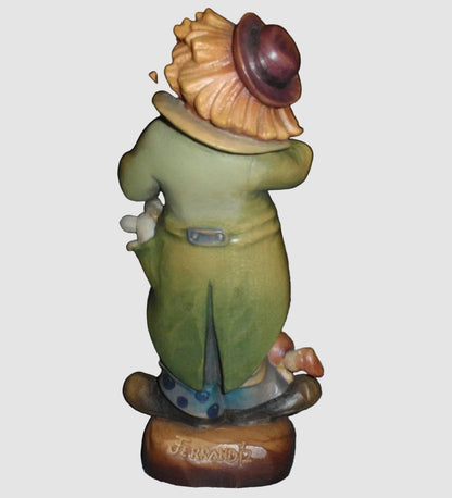 "Circus Serenade" ANRI Woodcarving Figurine #55560 - Signed Ulrich Bernardi (6")