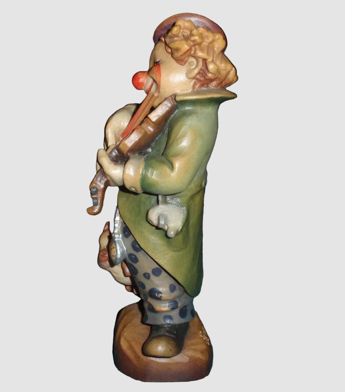 "Circus Serenade" ANRI Woodcarving Figurine #55560 - Signed Ulrich Bernardi (6")