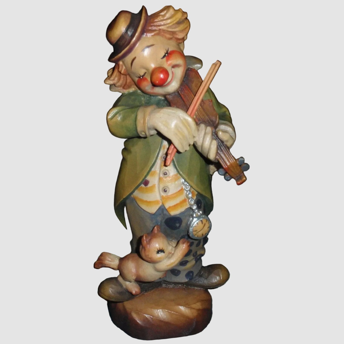 "Circus Serenade" ANRI Woodcarving Figurine #55560 - Signed Ulrich Bernardi (6")