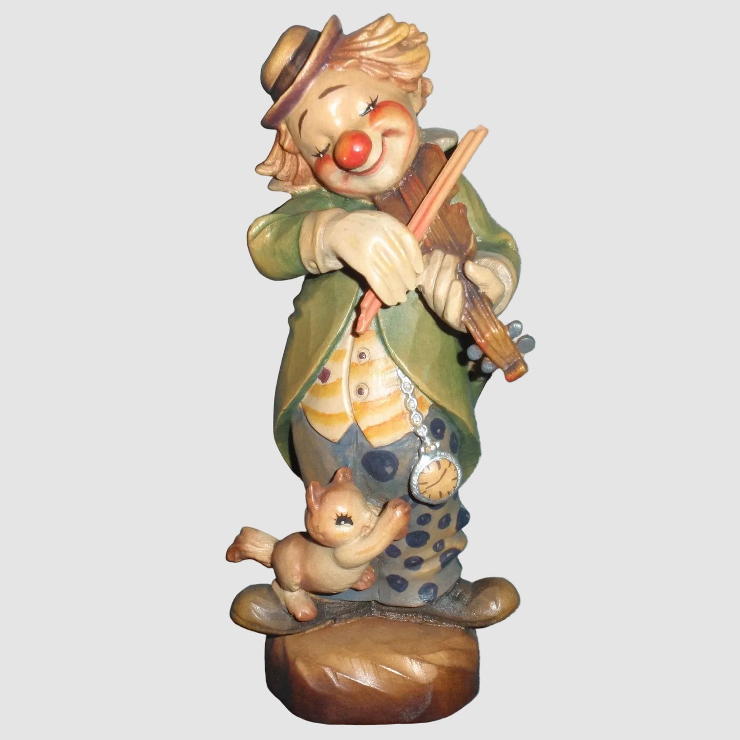 "Circus Serenade" ANRI Woodcarving Figurine #55560 - Signed Ulrich Bernardi (6")