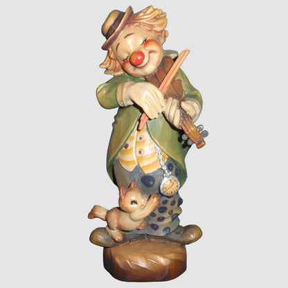 "Circus Serenade" ANRI Woodcarving Figurine #55560 - Signed Ulrich Bernardi (6")