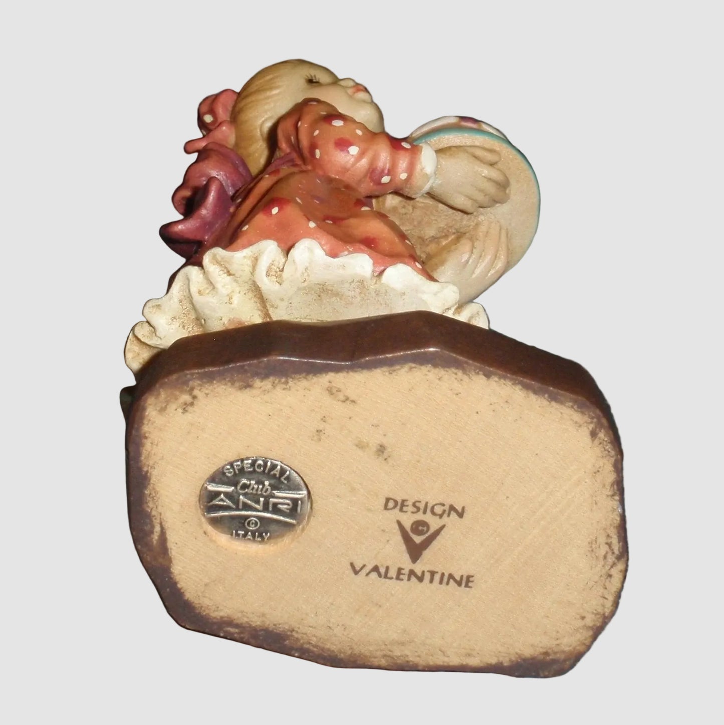 "Make A Wish" ANRI Sarah Kay Woodcarving Figurine #655101 - Birthday Set (4.5")