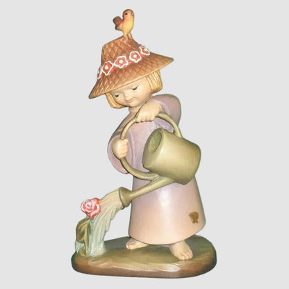 "The Gardener" ANRI Woodcarving Figurine - Artist Proof Signed Bernardi (7")