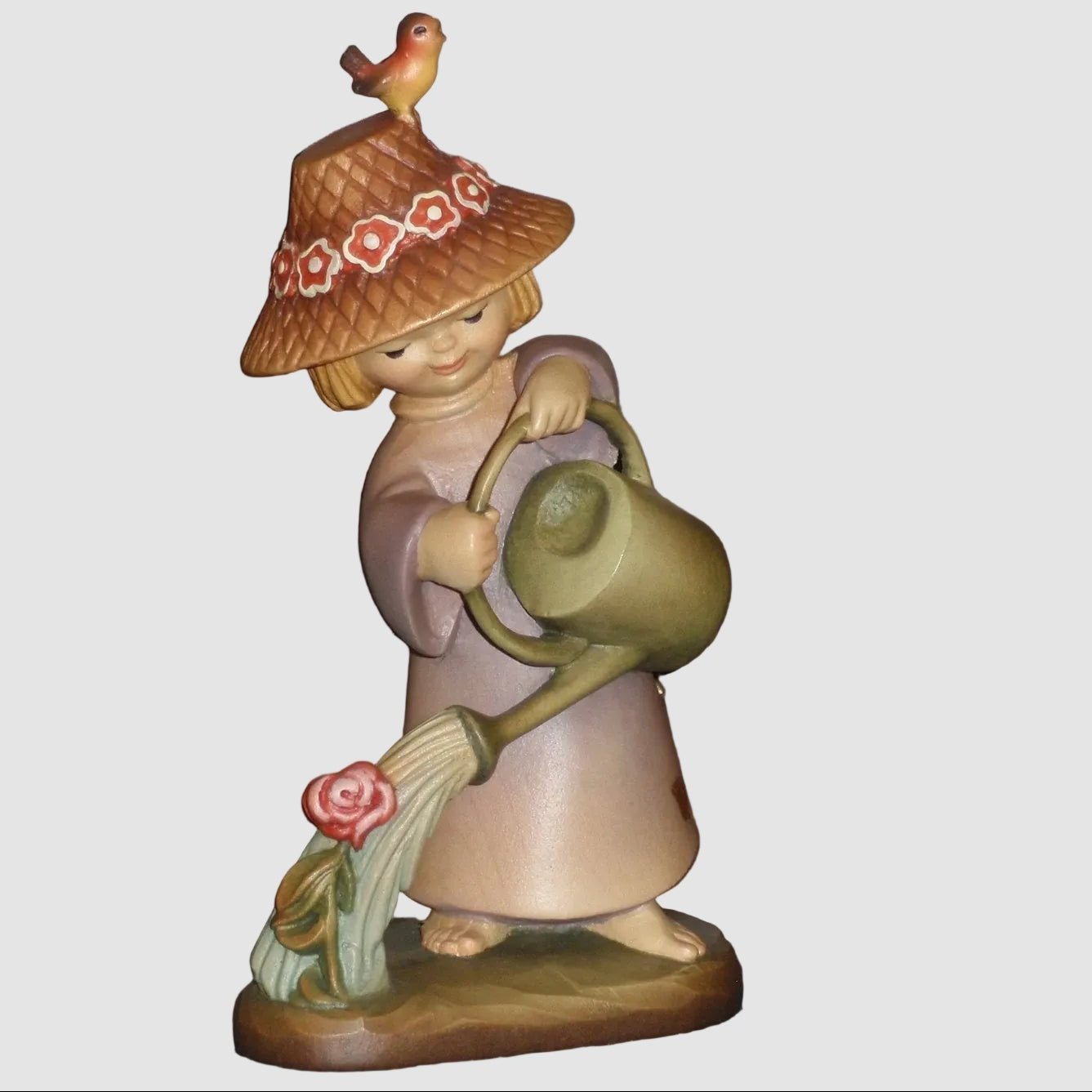 "The Gardener" ANRI Woodcarving Figurine - Artist Proof Signed Bernardi (7")