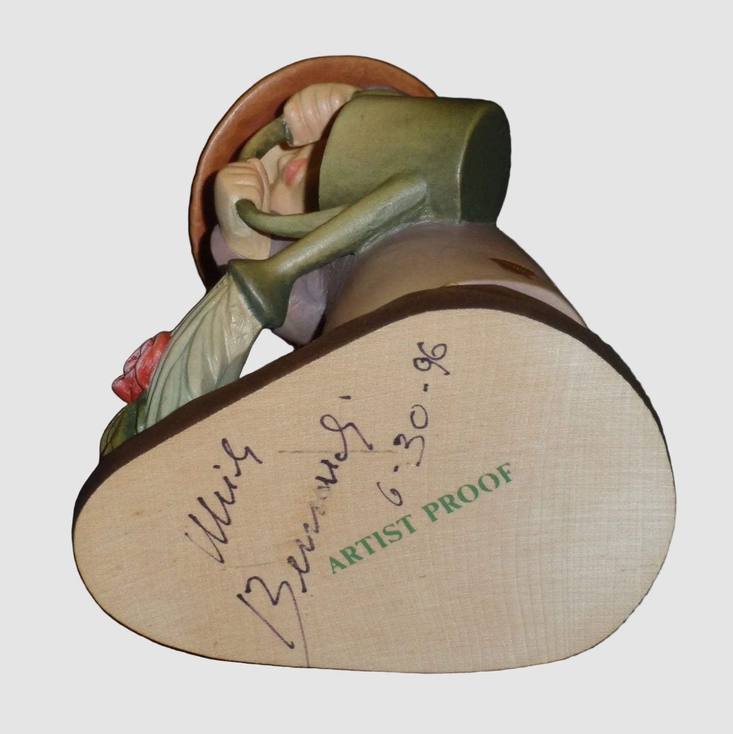 "The Gardener" ANRI Woodcarving Figurine - Artist Proof Signed Bernardi (7")