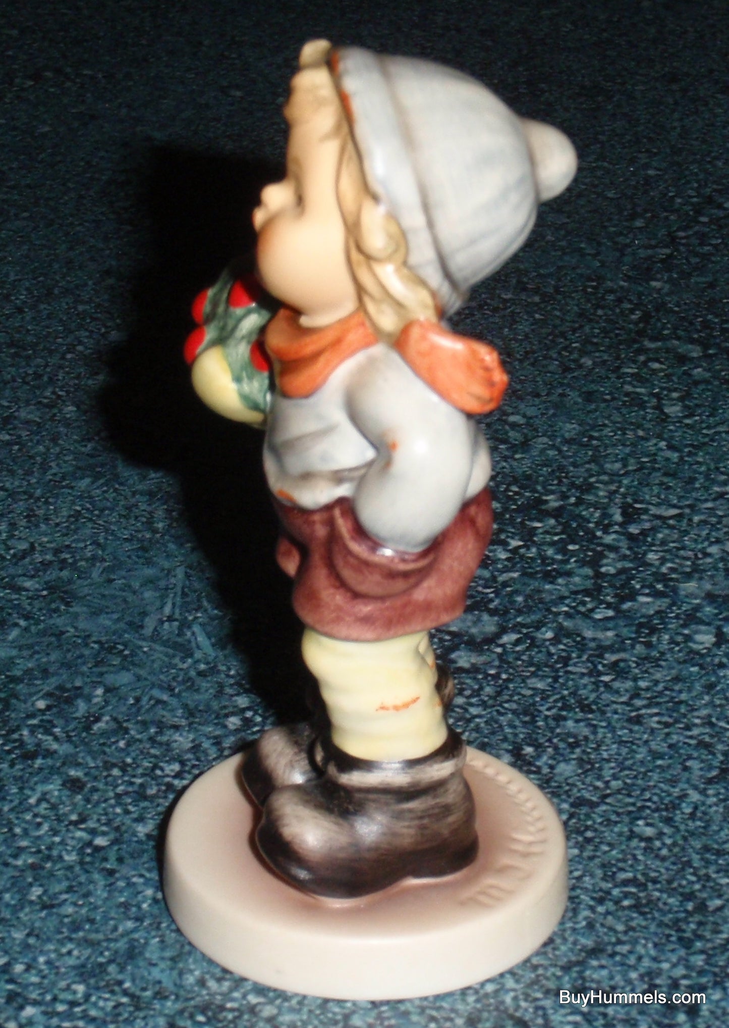"Christmas Carol" Goebel Hummel Figurine Boy With Mistletoe Model #2073/B
