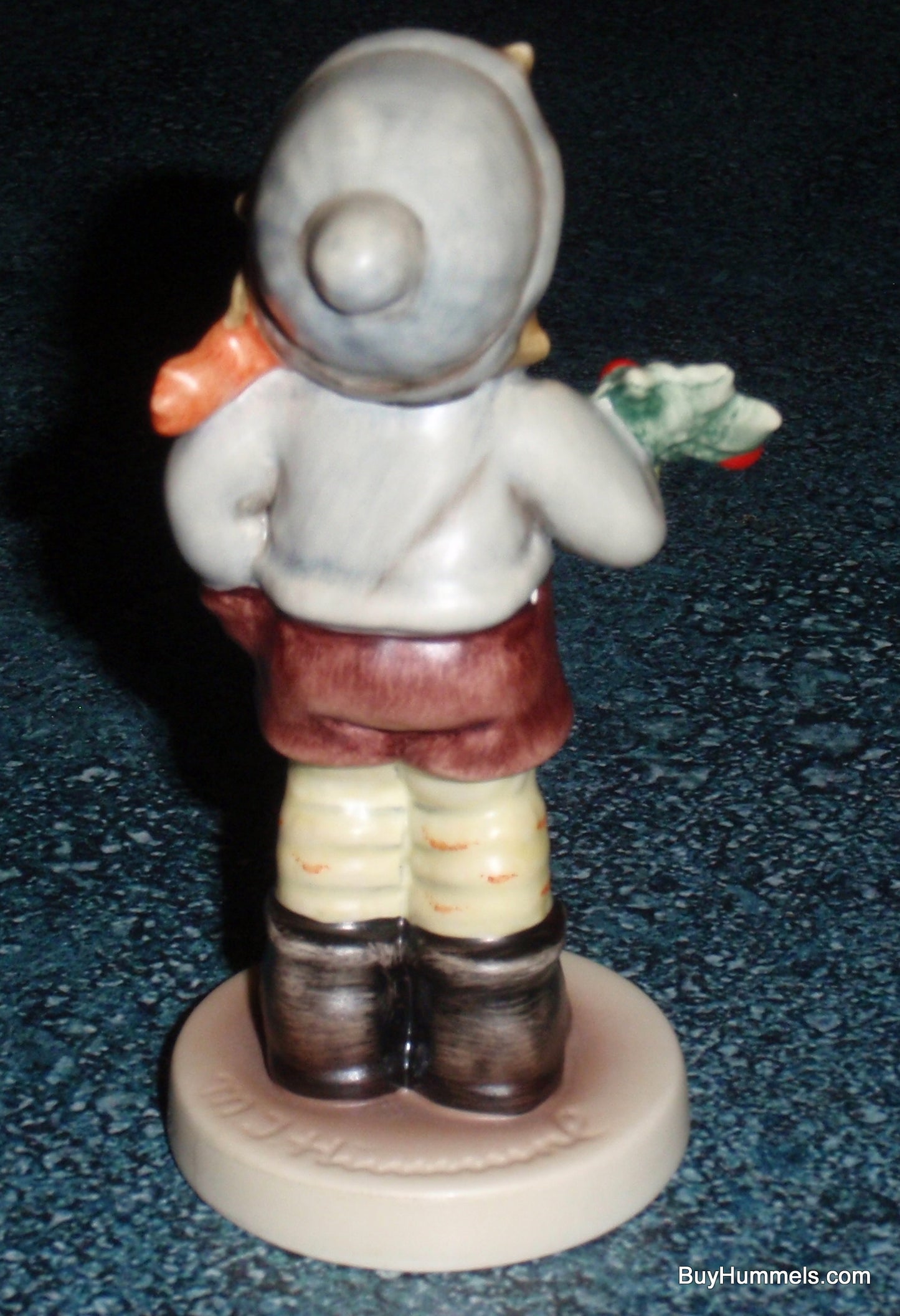 "Christmas Carol" Goebel Hummel Figurine Boy With Mistletoe Model #2073/B
