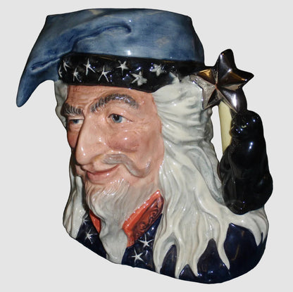 "The Wizard" Royal Doulton Character Toby Jug D6862 - Large (6.75")