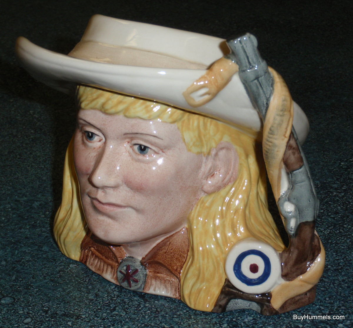 Annie Oakley Character Toby Jug D6732 Royal Doulton Wild West Collection