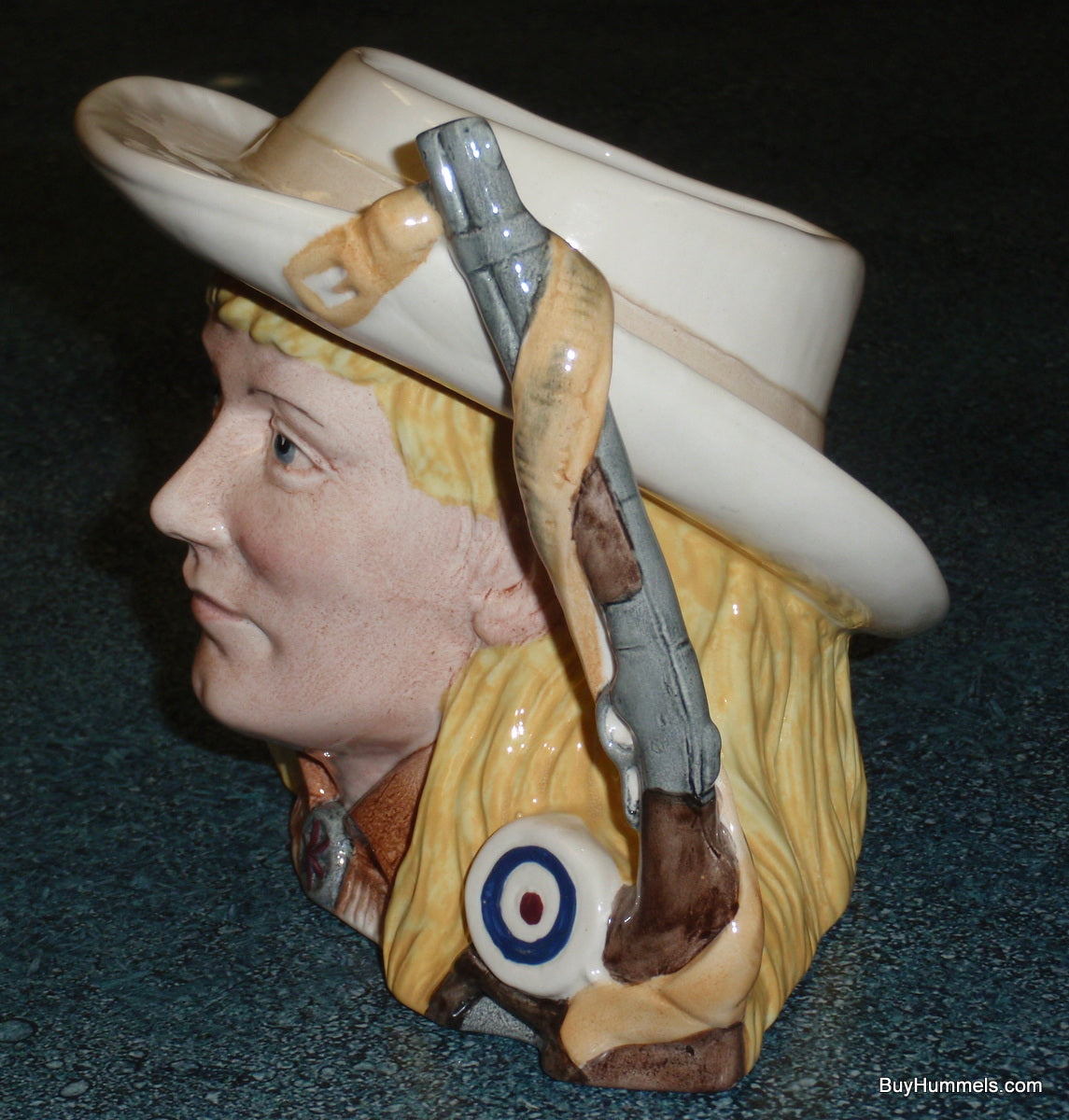 Annie Oakley Character Toby Jug D6732 Royal Doulton Wild West Collection