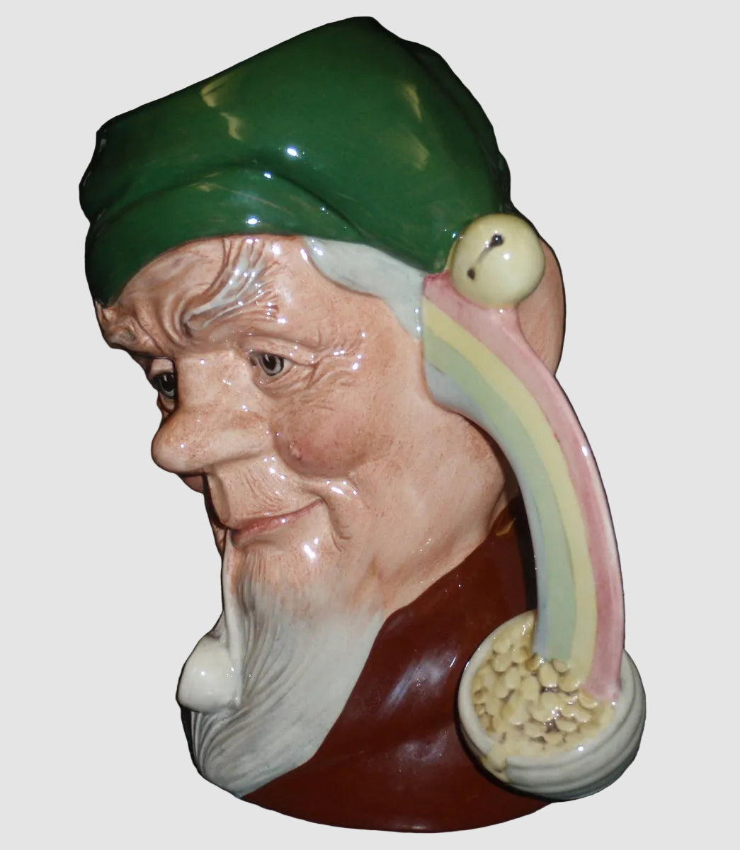 "Leprechaun" Royal Doulton Character Toby Jug D6847 - Large 7"