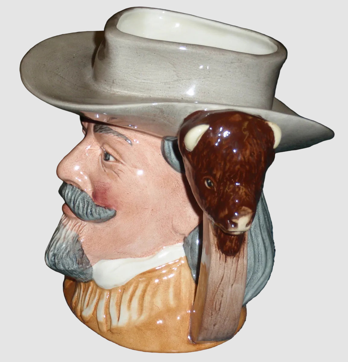 "Buffalo Bill" Royal Doulton Character Jug – D6735 (Wild West Collection)