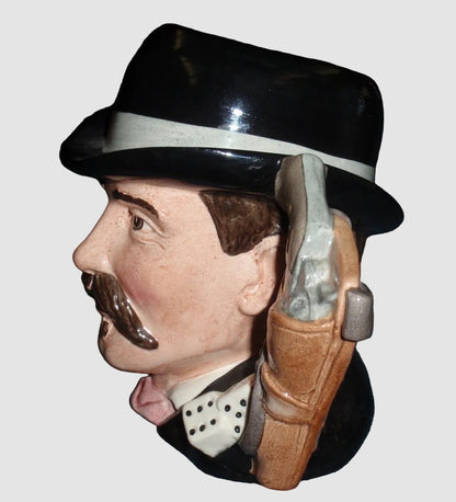 "Doc Holliday" Royal Doulton Character Toby Jug D6731 - Wild West Collection (5.5")