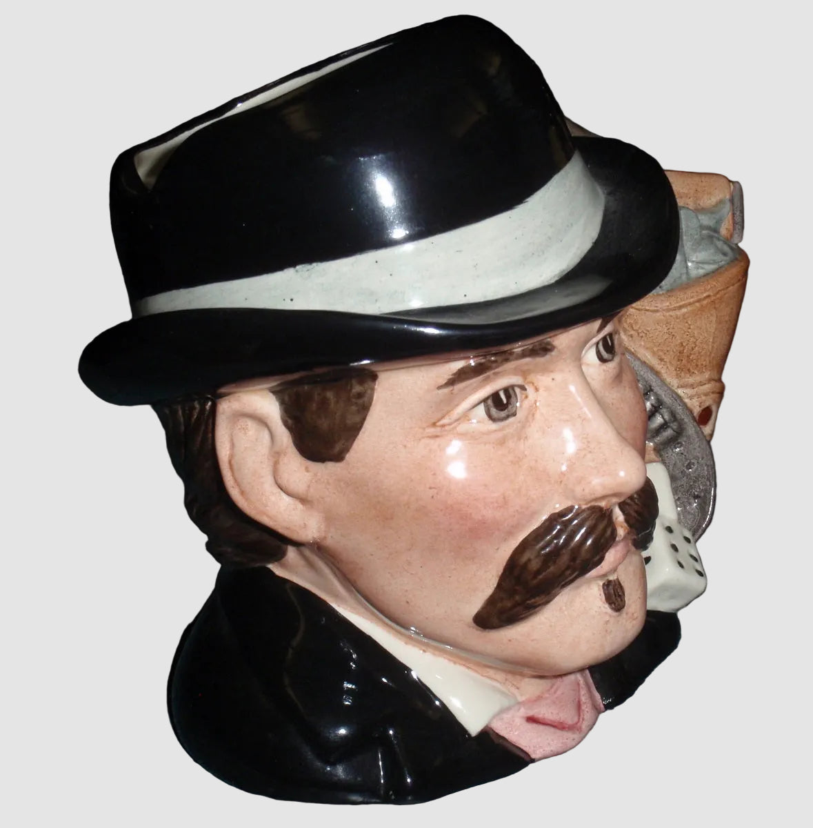 "Doc Holliday" Royal Doulton Character Toby Jug D6731 - Wild West Collection (5.5")