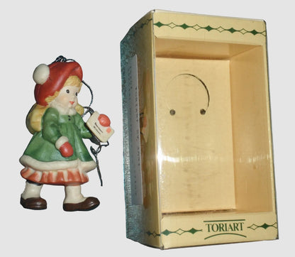"Special Delivery" Toriart ANRI Sarah Kay Christmas Ornament #627109 (3")