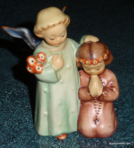 "Little Guardian" Goebel Hummel Angel Prayer Figurine #145 - First Communion Gift!