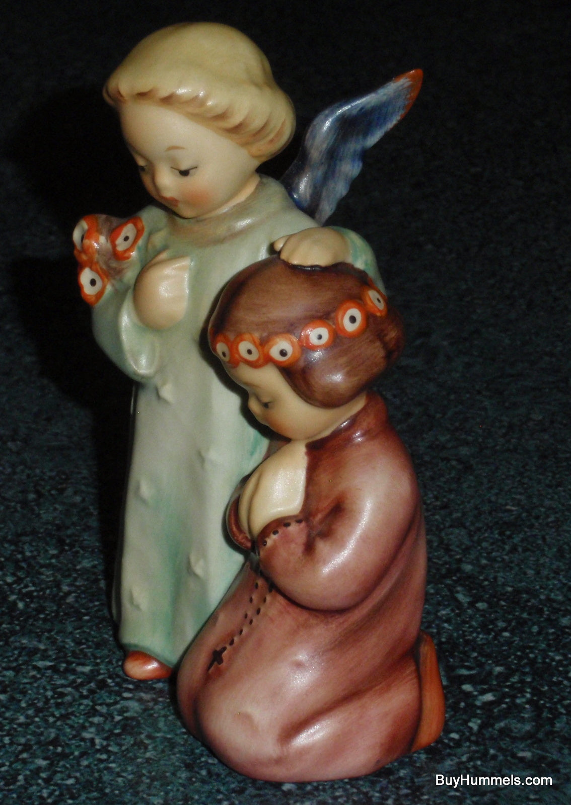 "Little Guardian" Goebel Hummel Angel Prayer Figurine #145 - First Communion Gift!