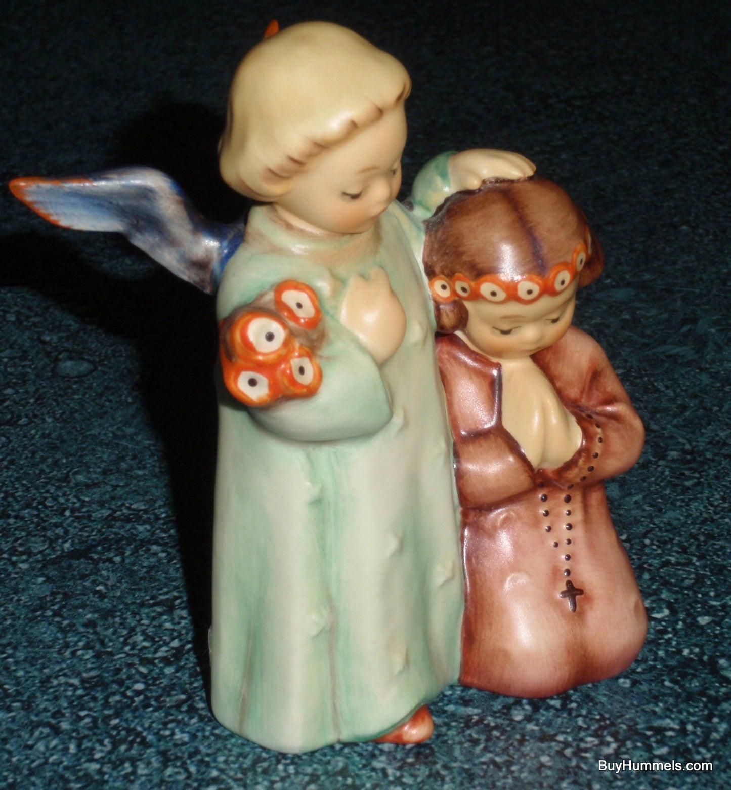 "Little Guardian" Goebel Hummel Angel Prayer Figurine #145 - First Communion Gift!
