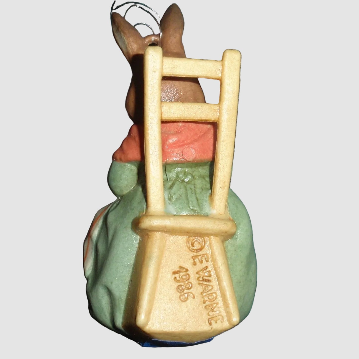 "Mrs. Rabbit" Toriart ANRI Beatrix Potter Christmas Ornament #12294 (3")