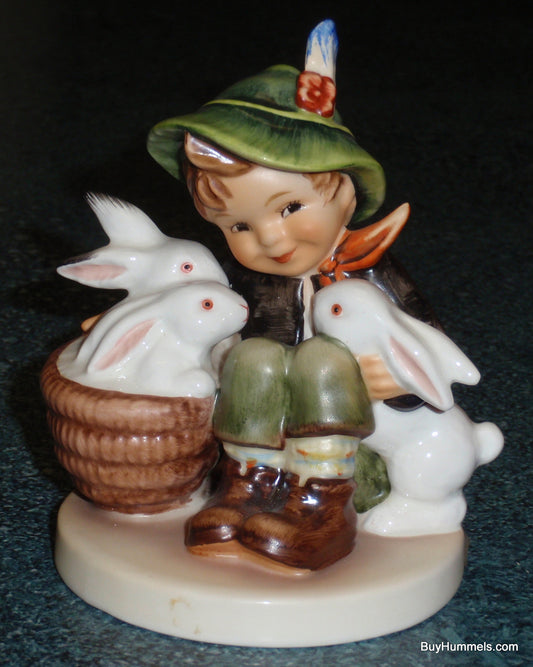 Playmates Goebel Hummel Bunnies Figurine #58/0 - Little Boy With Bunnies!