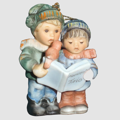 "Heavenly Trio" 1997 Goebel Berta Hummel Christmas Ornament (3")
