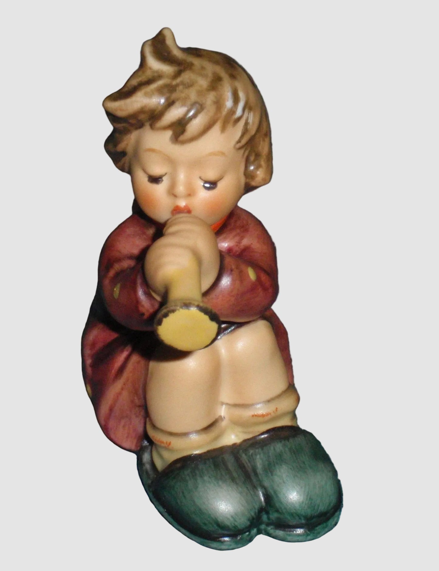 "Girl with Trumpet" Goebel Hummel Figurine #391 - Gerhard Skrobek (2.5")