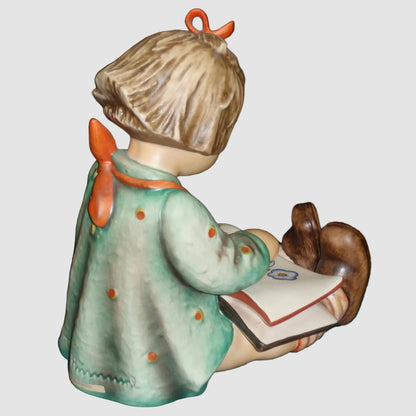 "Bookworm" Goebel Hummel Girl Figurine #3/II - Huge Rare Version (8")