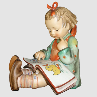 "Bookworm" Goebel Hummel Girl Figurine #3/II - Huge Rare Version (8")