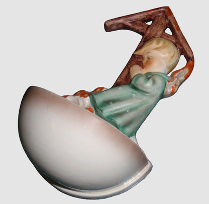 "Angel Shrine" Goebel Hummel Holy Water Font #147 - Praying Angel (5.25")