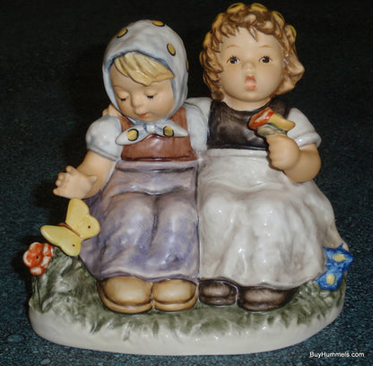Goebel Hummel 425 Pleasant Moment Two Girls with Butterfly Figurine