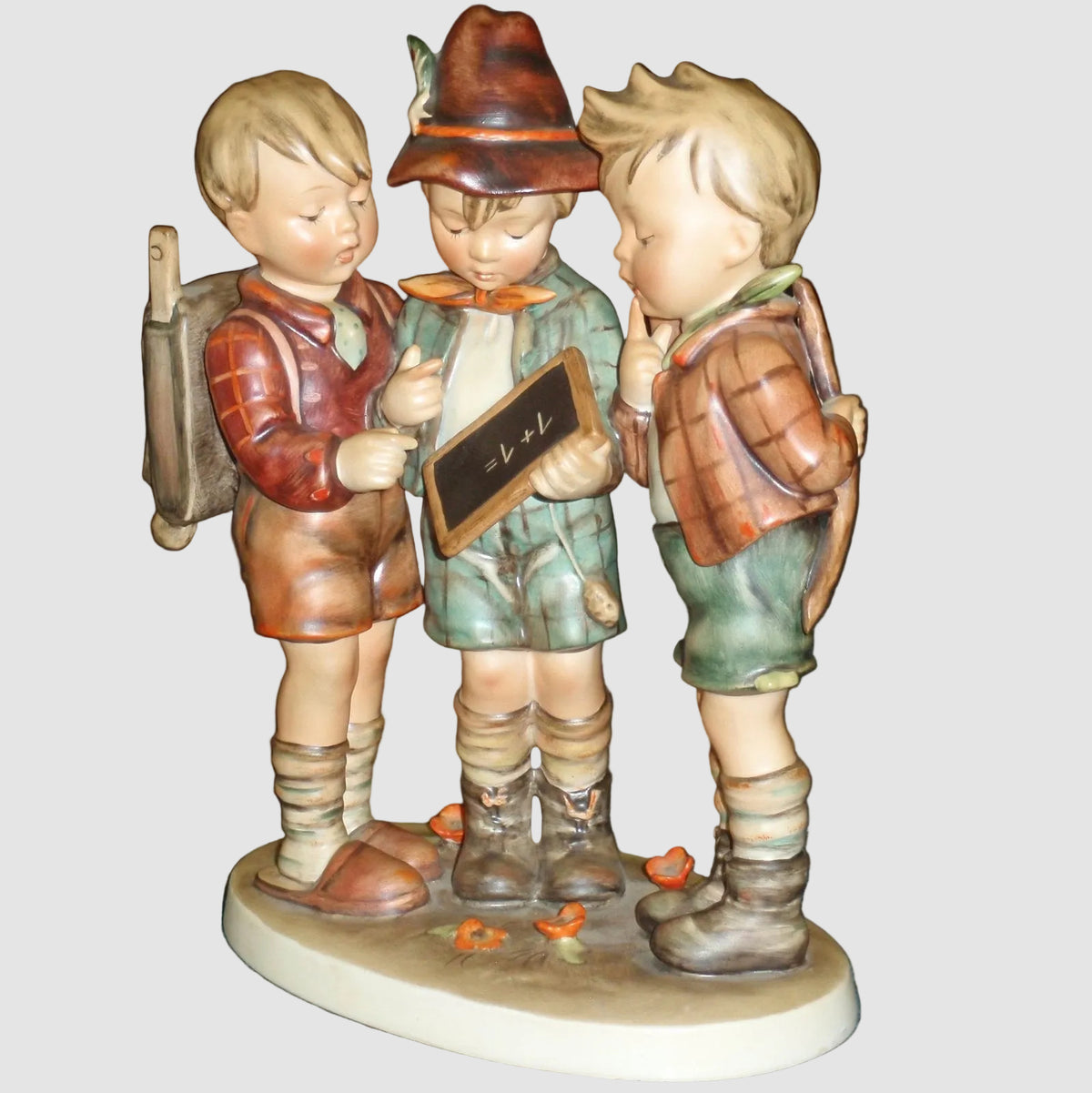 "School Boys" Goebel Hummel Figurine #170 - Large 10" TMK2 Full Bee
