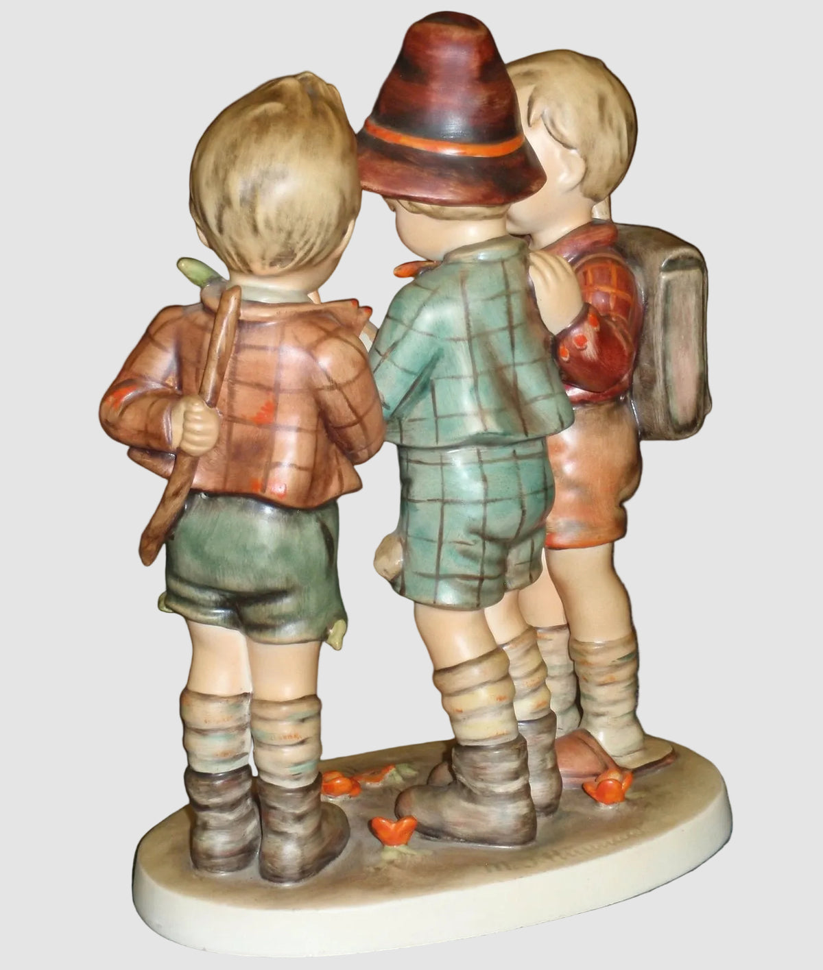 "School Boys" Goebel Hummel Figurine #170 - Large 10" TMK2 Full Bee