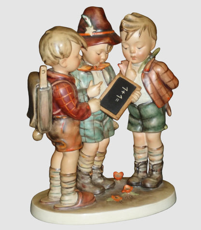 "School Boys" Goebel Hummel Figurine #170 - Large 10" TMK2 Full Bee