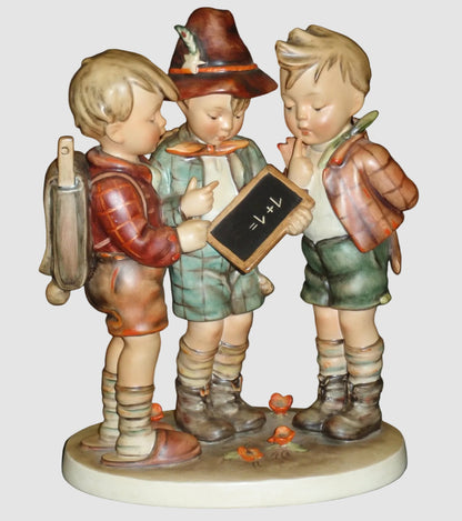 "School Boys" Goebel Hummel Figurine #170 - Large 10" TMK2 Full Bee