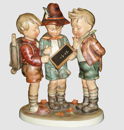 "School Boys" Goebel Hummel Figurine #170 - Large 10" TMK2 Full Bee