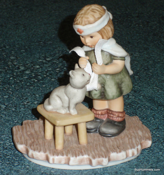 Goebel "Tender Loving Care" BH25 Nurse With Kitten Figurine By Berta Hummel Gift