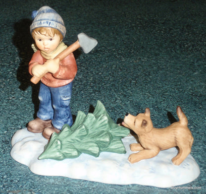 Goebel Berta Hummel "The Perfect Tree" Christmas Decoration Figurine BH311
