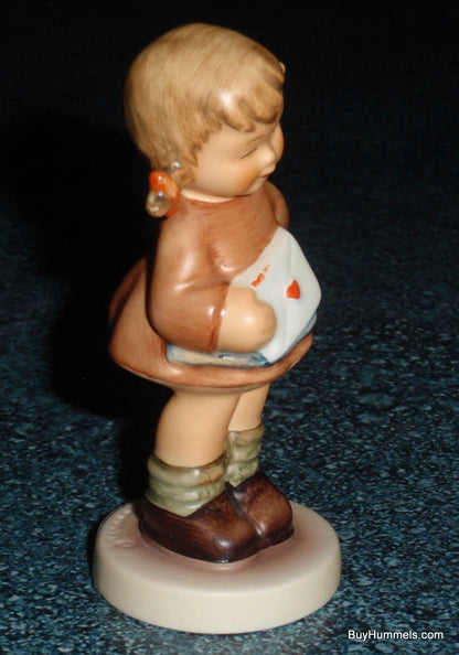 "Messages Of Love" Goebel Hummel Figurine #2050/A - Little Girl With Love Letter!