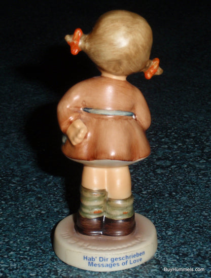 "Messages Of Love" Goebel Hummel Figurine #2050/A - Little Girl With Love Letter!