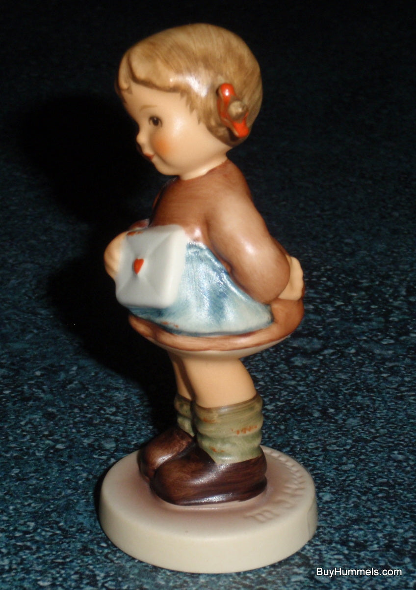 "Messages Of Love" Goebel Hummel Figurine #2050/A - Little Girl With Love Letter!