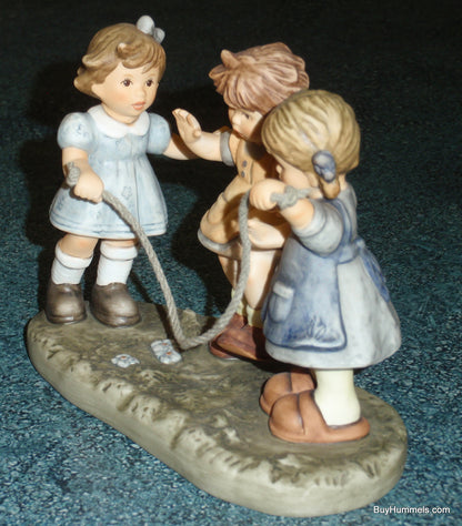 Goebel Berta Hummel "Jump For Joy" Figurine #231 - Girls Jumping Rope!