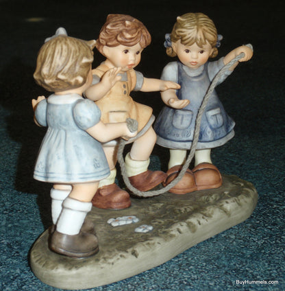 Goebel Berta Hummel "Jump For Joy" Figurine #231 - Girls Jumping Rope!