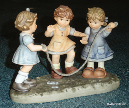Goebel Berta Hummel "Jump For Joy" Figurine #231 - Girls Jumping Rope!
