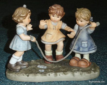 Goebel Berta Hummel "Jump For Joy" Figurine #231 - Girls Jumping Rope!