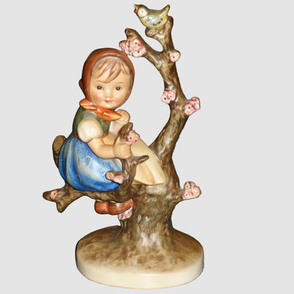 Goebel Hummel Apple Tree Girl Figurine 141/I TMK2 Full Bee Herbst Arthur Moeller Large 6 Inch Vintage Germany Porcelain