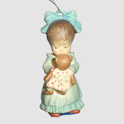 "Wake-Up Kiss" Sarah Kay Anri Toriart Ornament #16201/C With Box (3")