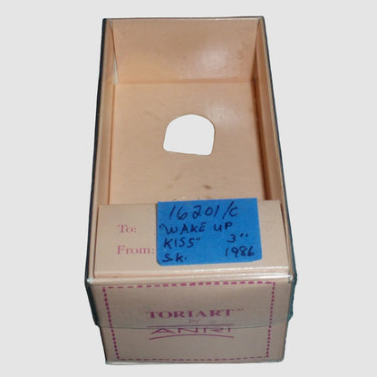 "Wake-Up Kiss" Sarah Kay Anri Toriart Ornament #16201/C With Box (3")