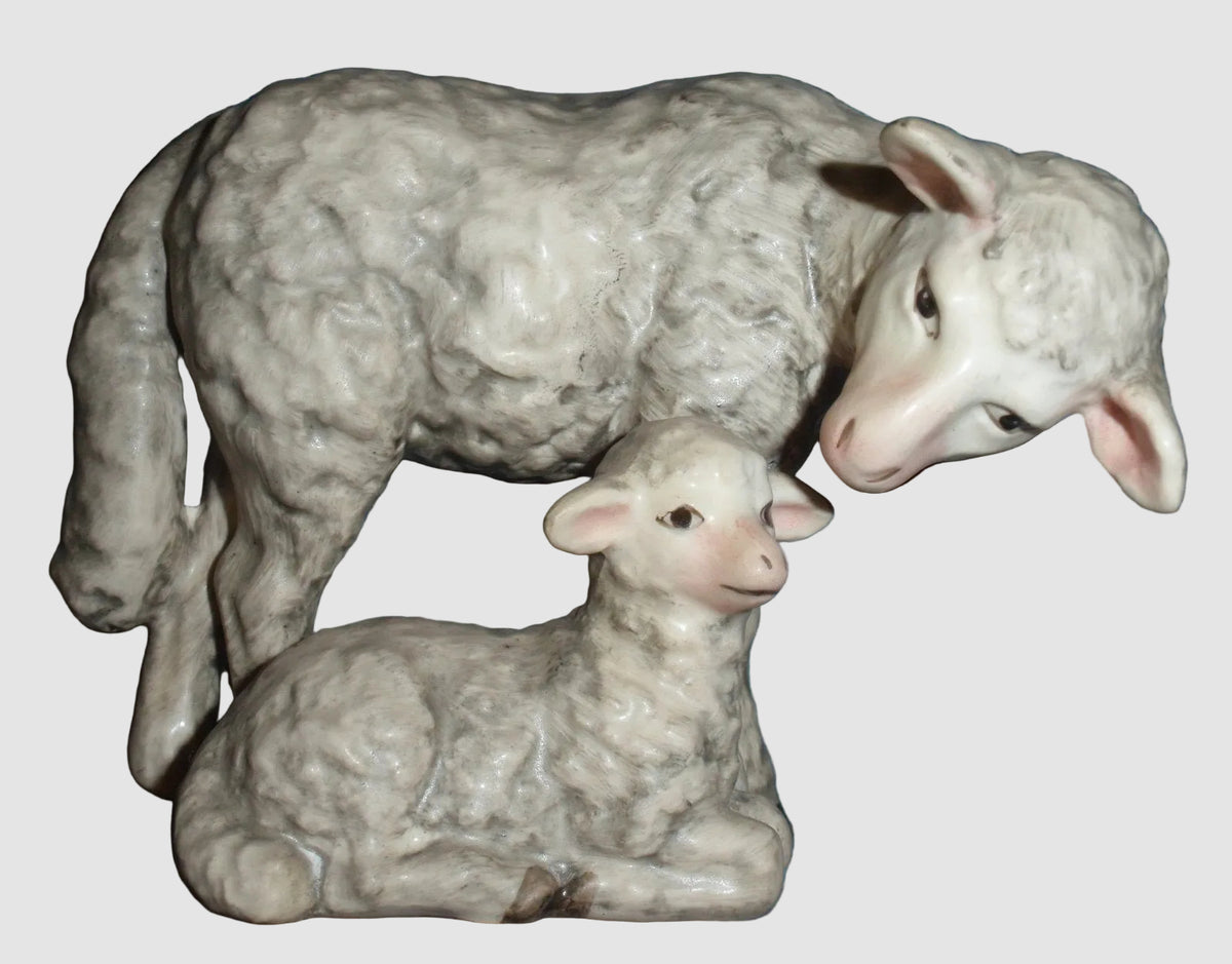 Goebel Hummel Jumbo Nativity Sheep and Lamb Figurine 260 H Gerhard Skrobek Manger Scene Animal Large Vintage Germany Porcelain